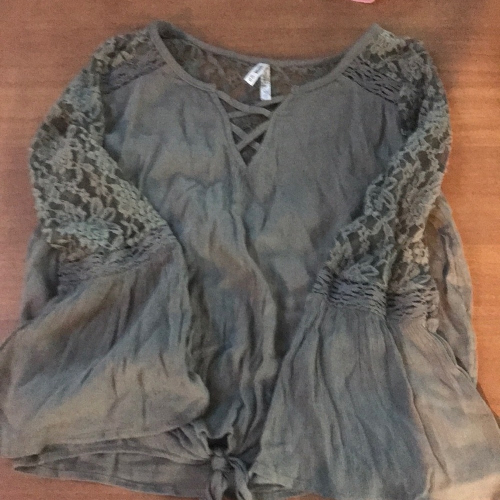 Army green long sleeve